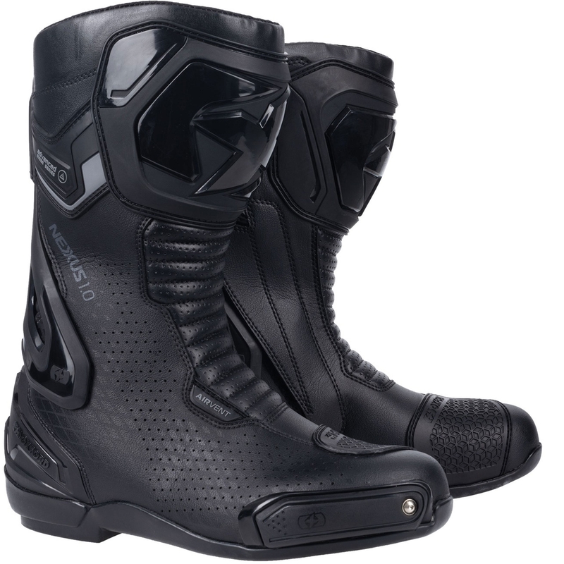 Oxford Nexus 1.0 Air Mustad mootorratta saapad