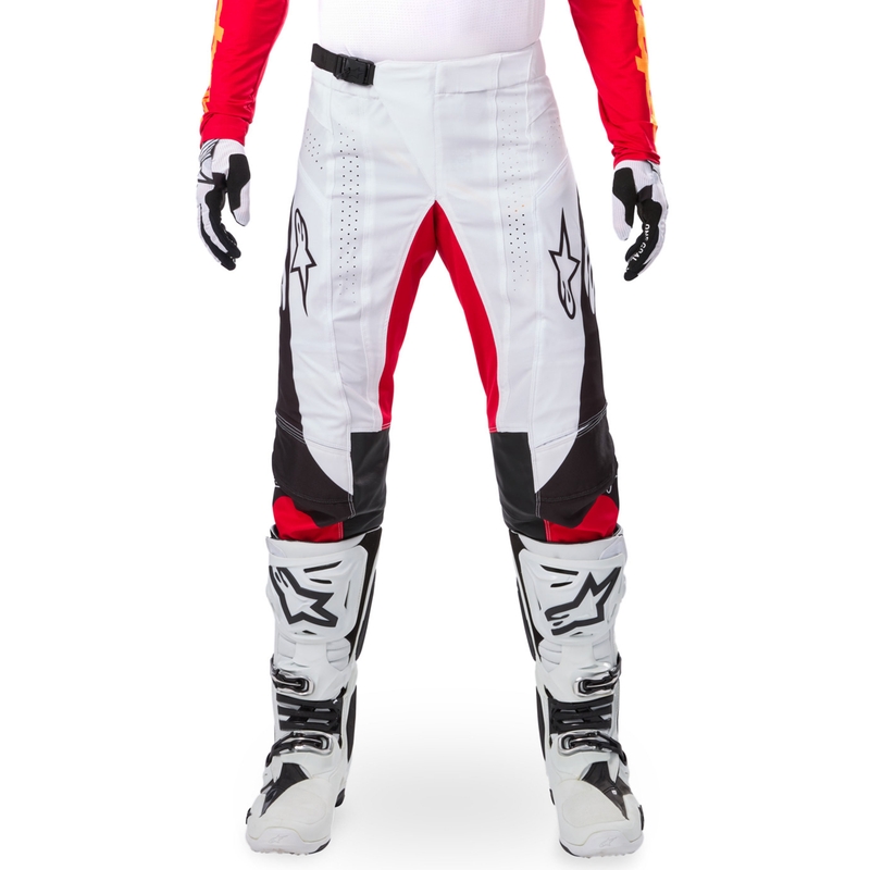 Alpinestars Techstar Techstar Limited Edition Deep must-valge-fluo punane-oranž motokrossipüksid