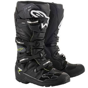 Alpinestars Tech 7 Enduro Drystar must-hall-fluorokollane mootorratta saapad
