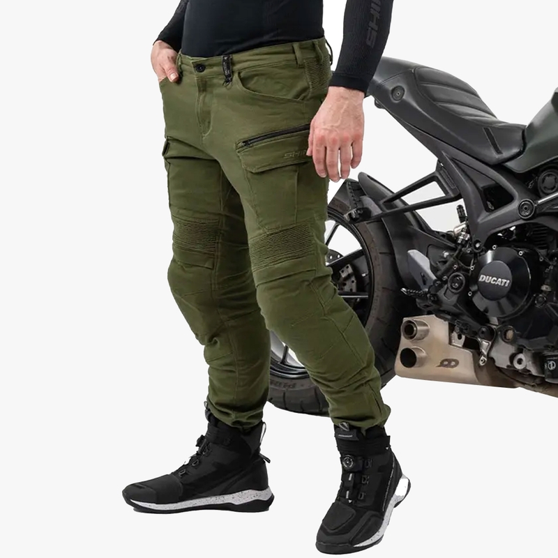 Shima Giro 3.0 mootorratta püksid khaki värvi