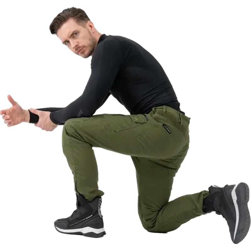 Shima Giro 3.0 mootorratta püksid khaki värvi