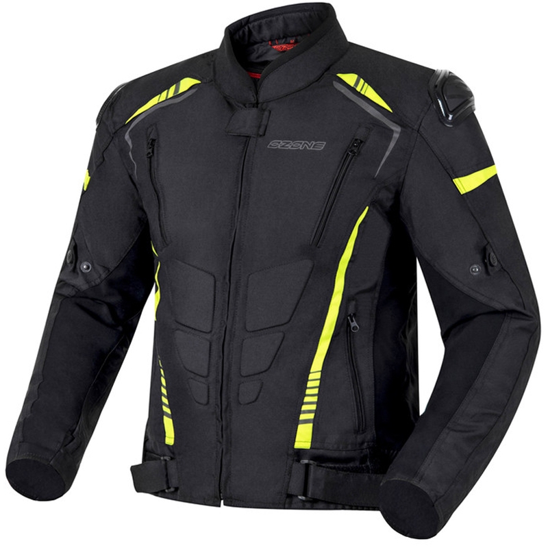Ozone Pulse must-fluo kollane mootorratta jope