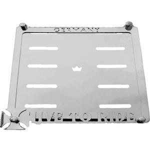 Nerezová podložka pod DE SPZ Live To Ride Poland