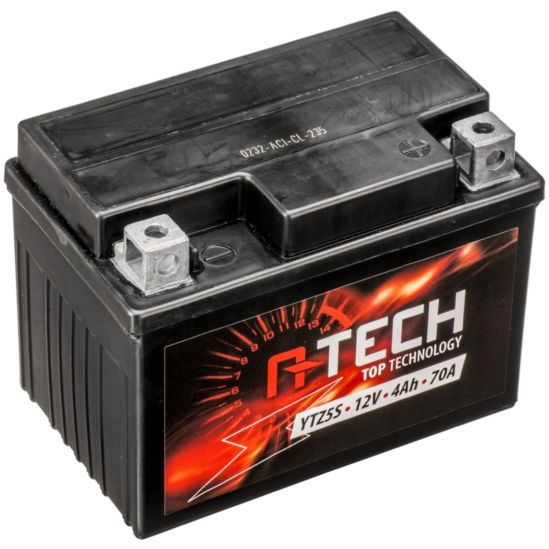 Geelaku A-TECH 12V, YTX4L/YTZ5S, 4Ah, 70A, hooldusvaba.