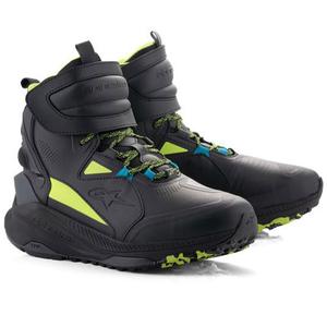 Alpinestars Speedstreet Black Lime Blue mootorratta saapad
