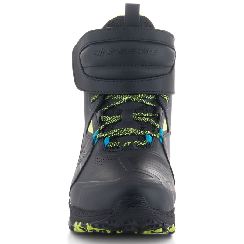 Alpinestars Speedstreet Black Lime Blue mootorratta saapad