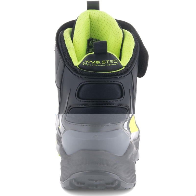 Alpinestars Speedstreet Black Lime Blue mootorratta saapad