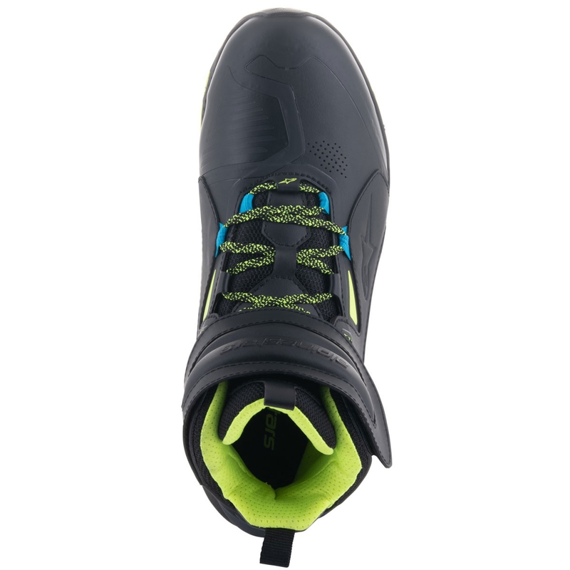 Alpinestars Speedstreet Black Lime Blue mootorratta saapad