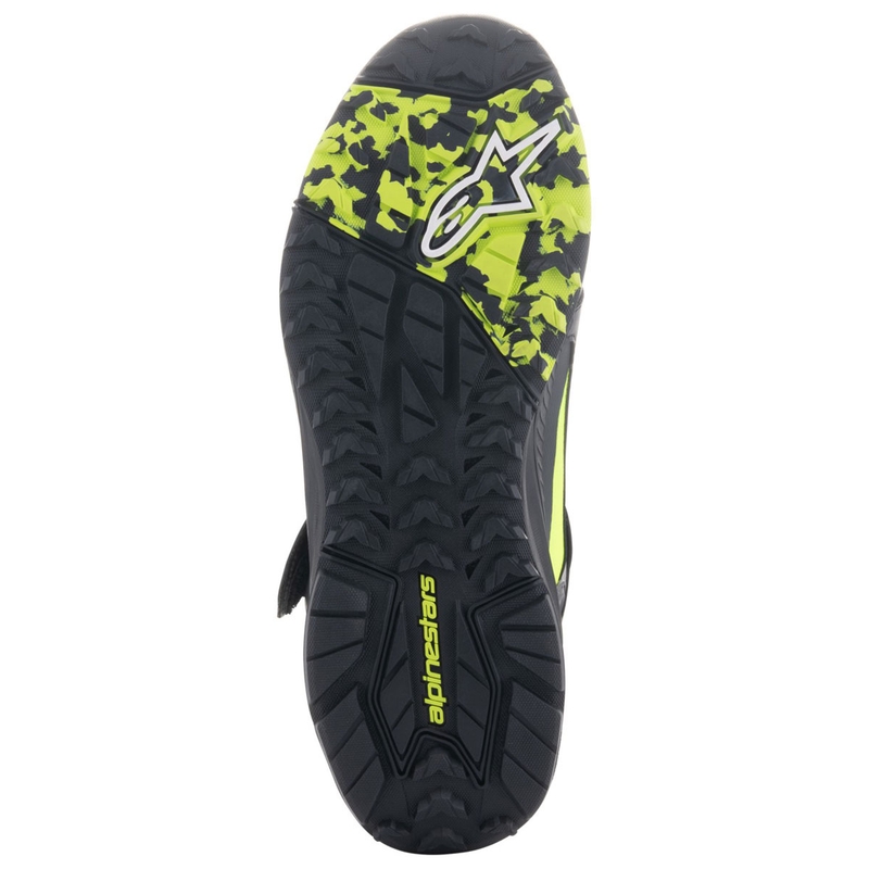 Alpinestars Speedstreet Black Lime Blue mootorratta saapad
