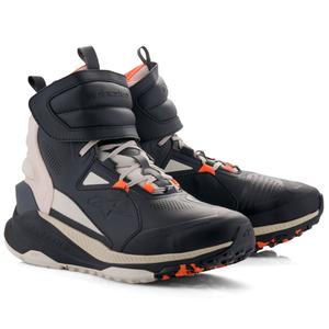 Alpinestars Speedstreet must-mond-oranž mootorratta saapad