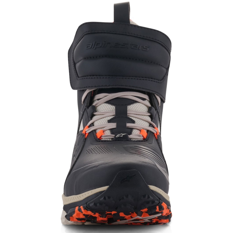 Alpinestars Speedstreet must-mond-oranž mootorratta saapad