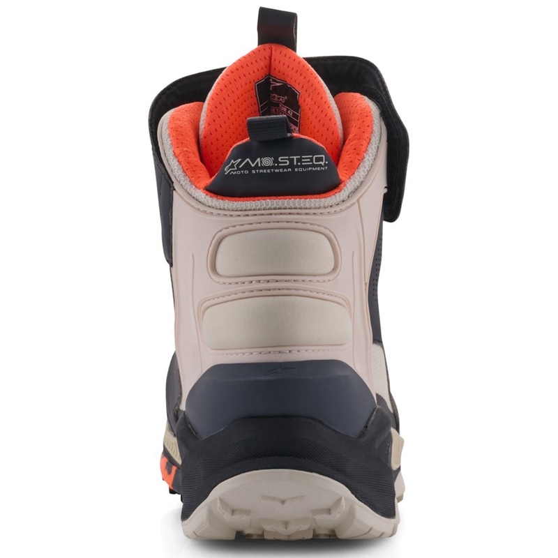 Alpinestars Speedstreet must-mond-oranž mootorratta saapad