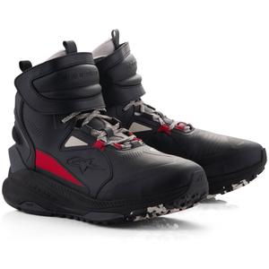 Alpinestars Speedstreet Black Beige Red mootorratta saapad