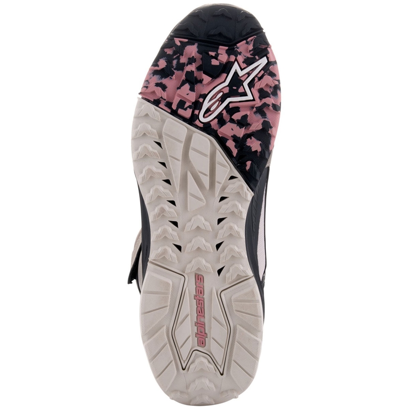 Alpinestars Speedstreet beež-korall-must-must-sinised mootorratta saapad