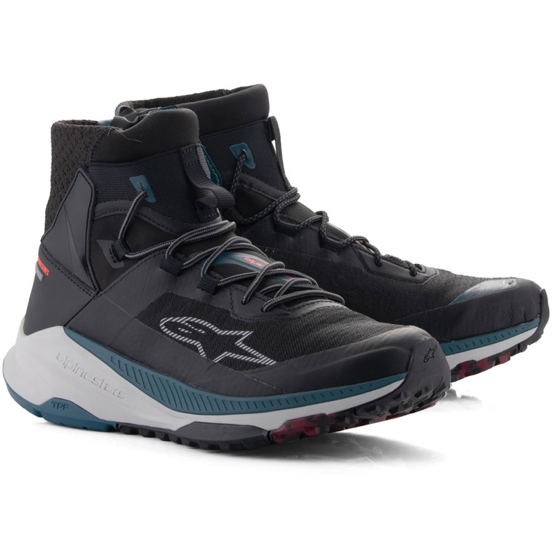 Alpinestars Speedforce XR must-sinine-roheline-hall mootorratta saapad