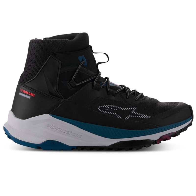 Alpinestars Speedforce XR must-sinine-roheline-hall mootorratta saapad