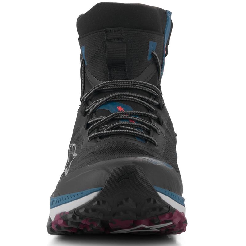 Alpinestars Speedforce XR must-sinine-roheline-hall mootorratta saapad