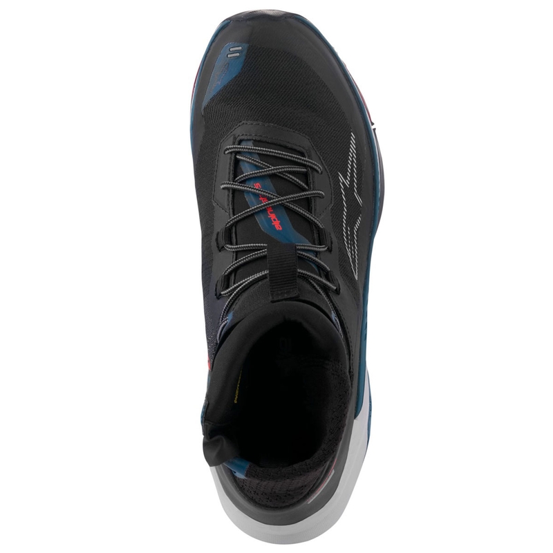 Alpinestars Speedforce XR must-sinine-roheline-hall mootorratta saapad