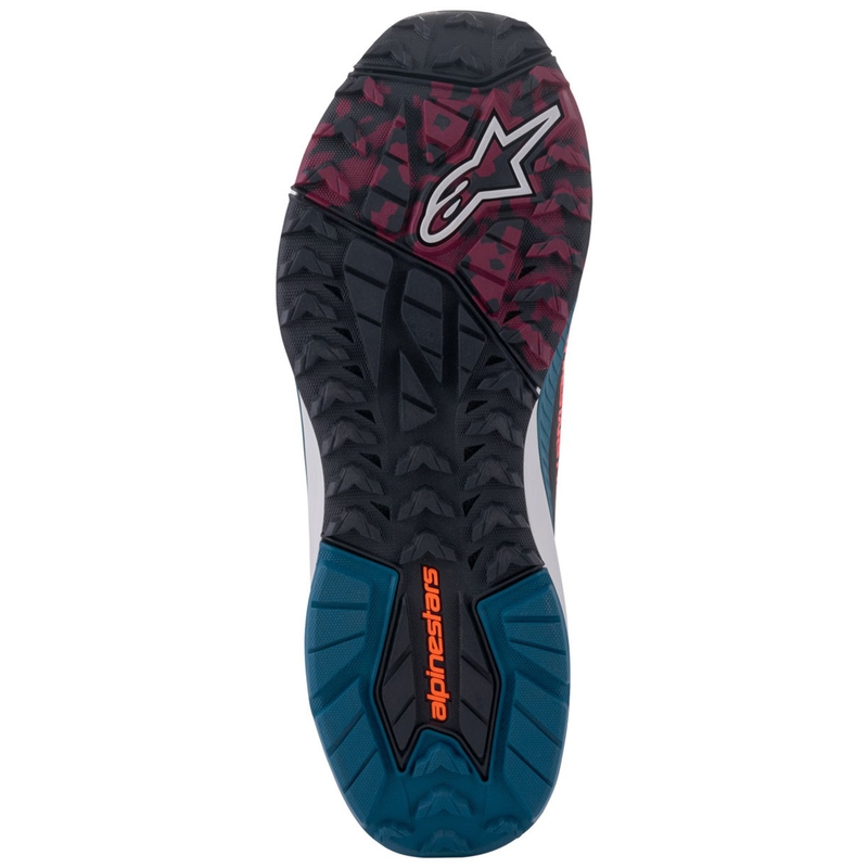 Alpinestars Speedforce XR must-sinine-roheline-hall mootorratta saapad