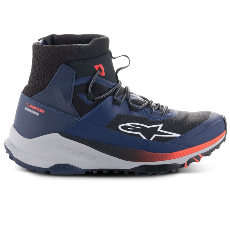 Alpinestars Speedforce XR sini-mustad-fluoripunased-hallid mootorratta saapad