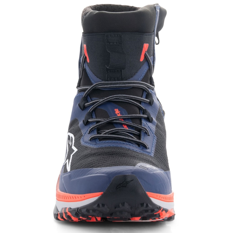 Alpinestars Speedforce XR sini-mustad-fluoripunased-hallid mootorratta saapad