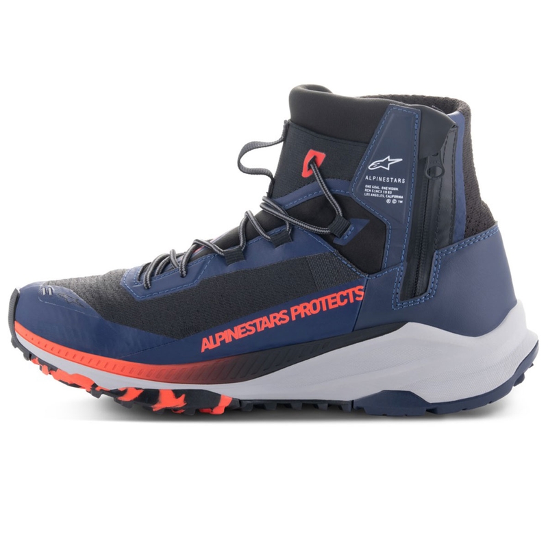 Alpinestars Speedforce XR sini-mustad-fluoripunased-hallid mootorratta saapad