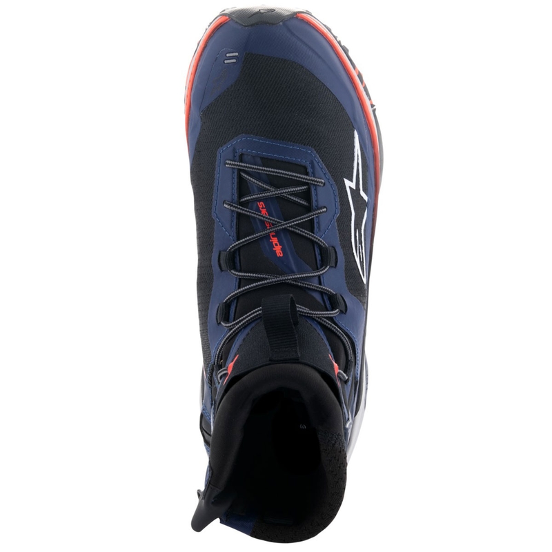 Alpinestars Speedforce XR sini-mustad-fluoripunased-hallid mootorratta saapad