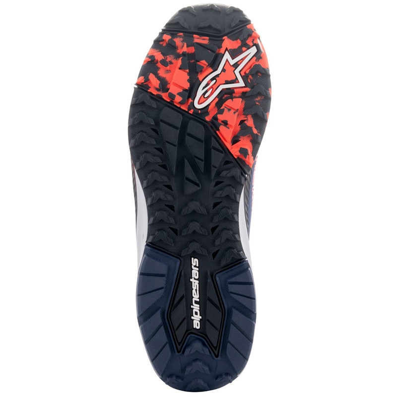 Alpinestars Speedforce XR sini-mustad-fluoripunased-hallid mootorratta saapad