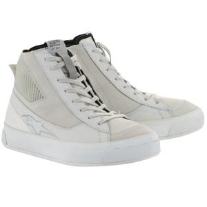 Alpinestars Stella Stated Podium naiste mootorratta saapad valge ja hall