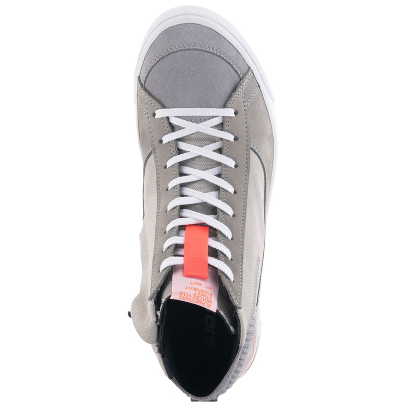 Alpinestars Stated helehall-fluo punane-valge mootorratta saapad