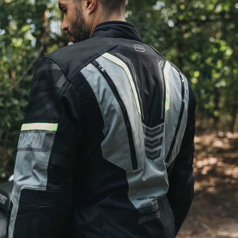 Mootorratta jope Ozone Tour III must-hall-fluo kollane