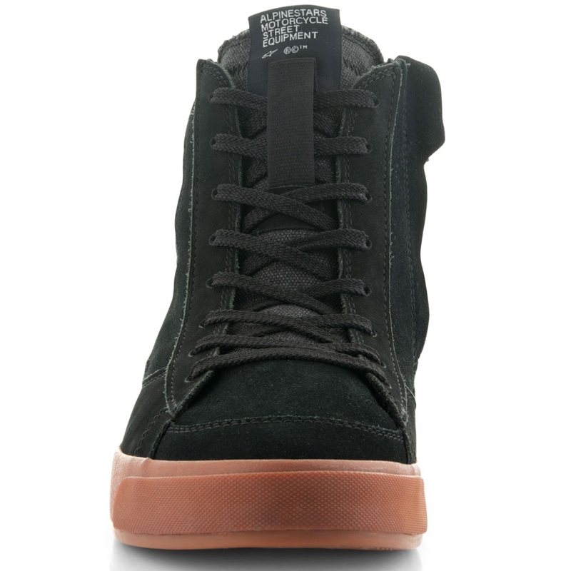 Alpinestars Stated Mustad kummist mootorratta saapad