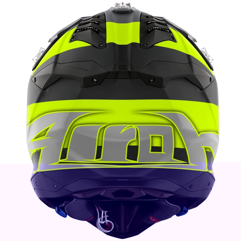 Motokrossikiiver Airoh Aviator 3 Monarch mattkollane