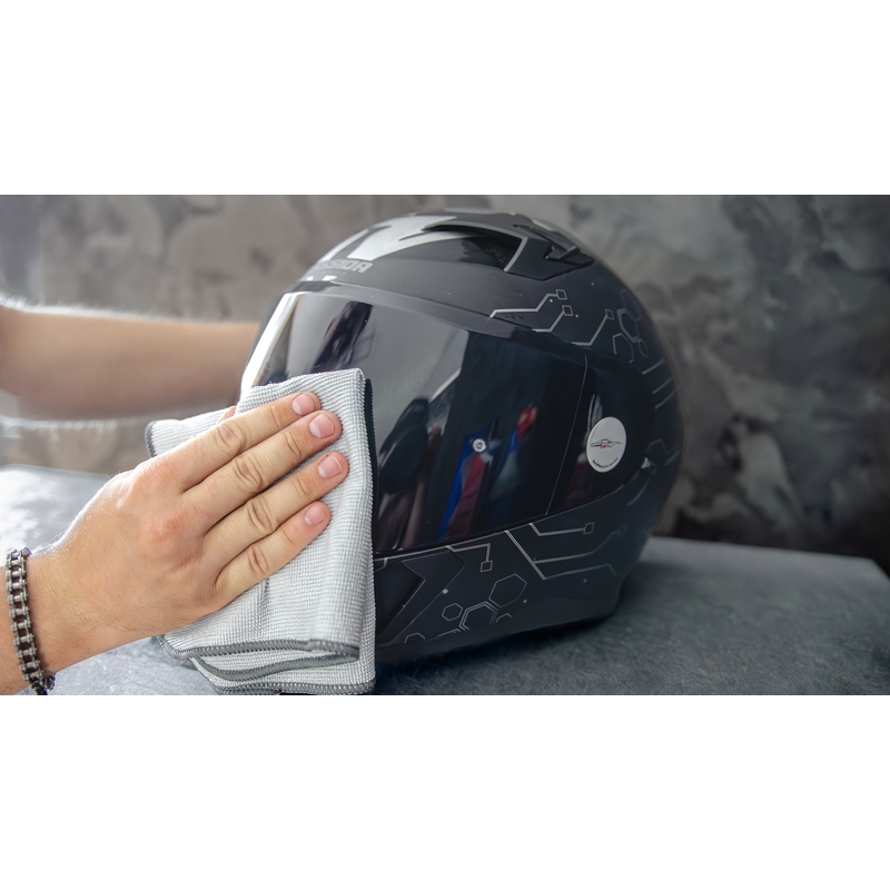 Visiiri ja kiivri puhastusvahend S100 koos mikrokiudlapiga - Visor &amp; Helmet Cleaner 100 ml