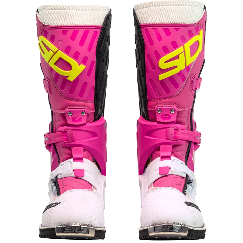 SiDi Crossair HD End BB001 roosa ja valge mootorratta saapad