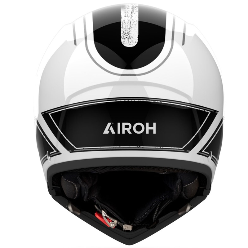 Modulaarne mootorratta kiiver Airoh J110 Raster Gloss White