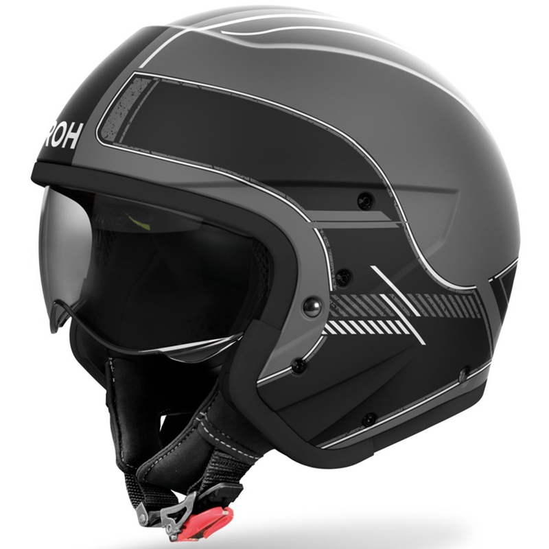 Modulaarne mootorratta kiiver Airoh J110 Raster Matte Black