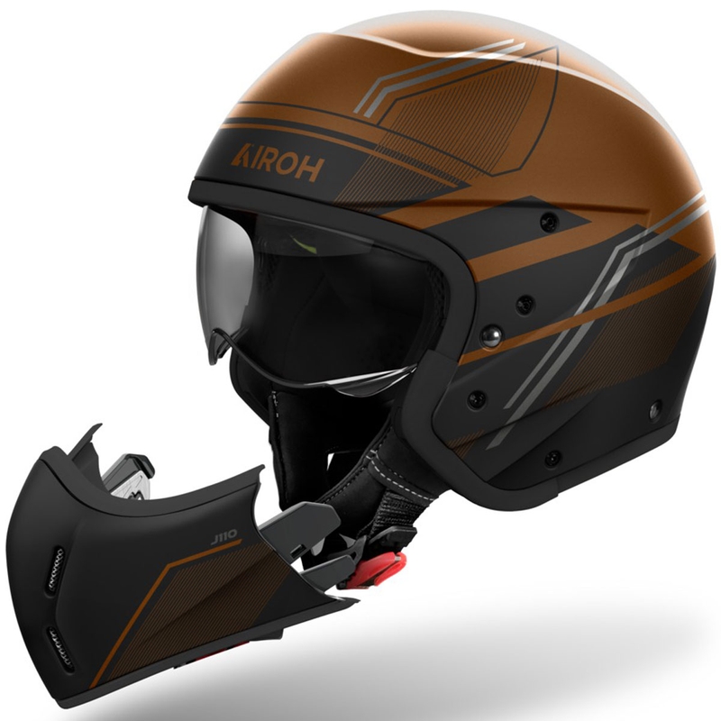 Airoh J110 Slim Modular mootorratta kiiver Gloss Bronze