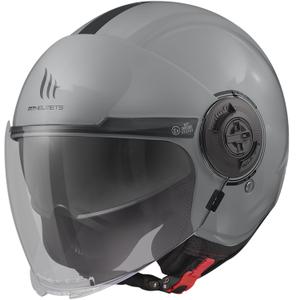 Avatud mootorratta kiiver MT Viale SV S Solid Grey Gloss