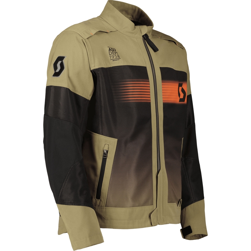 Mootorratta jope SCOTT X-Tream Air Covert roheline