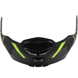 LS2 FF901 kiivrile mõeldud asenduslinnukaitse must-fluo kollane