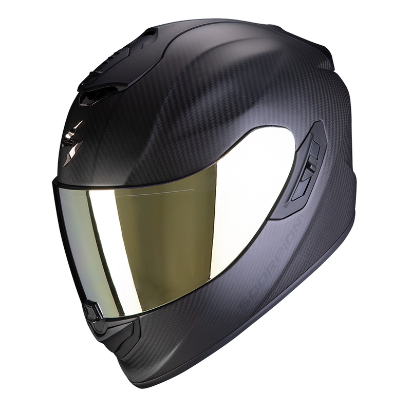 Integreeritud mootorratta kiiver Scorpion EXO-1400 EVO II CARBON AIR must matt - klass II - II. kvaliteet