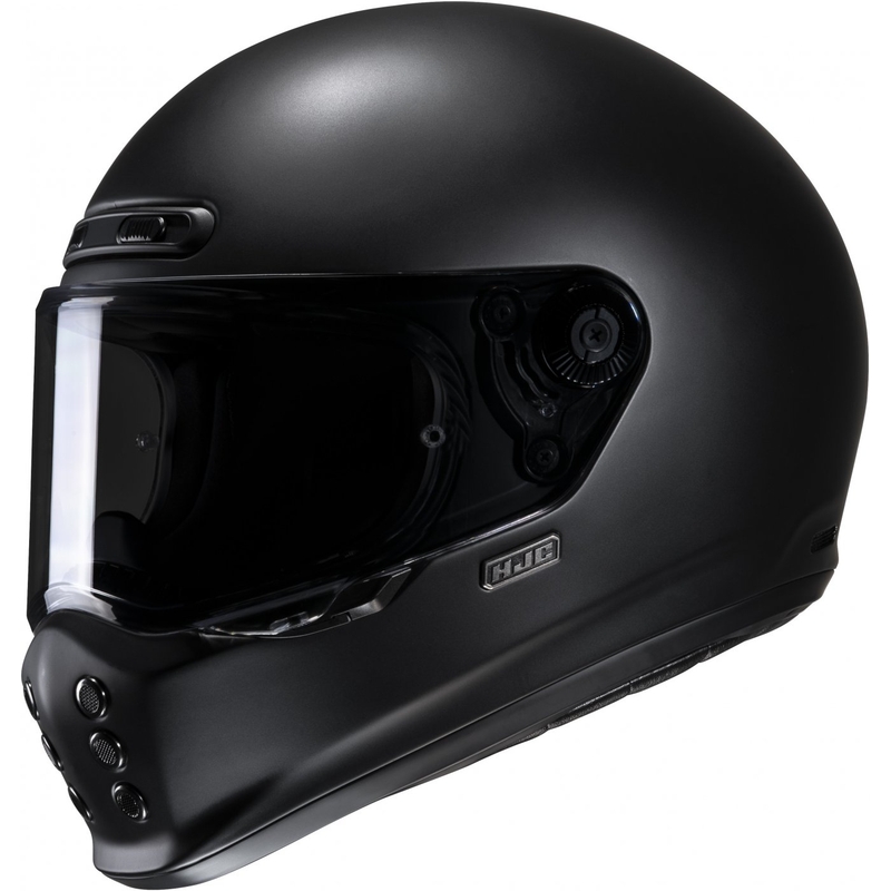 HJC V10 Solid semi-flat integraalne mootorratta kiiver must - II klass - II. kvaliteet