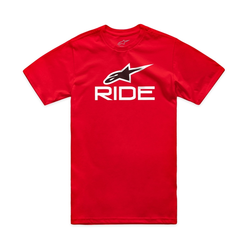 T-särk Alpinestars Ride 4.0 CSF punane-valge-must - kvaliteet II - II. kvaliteet