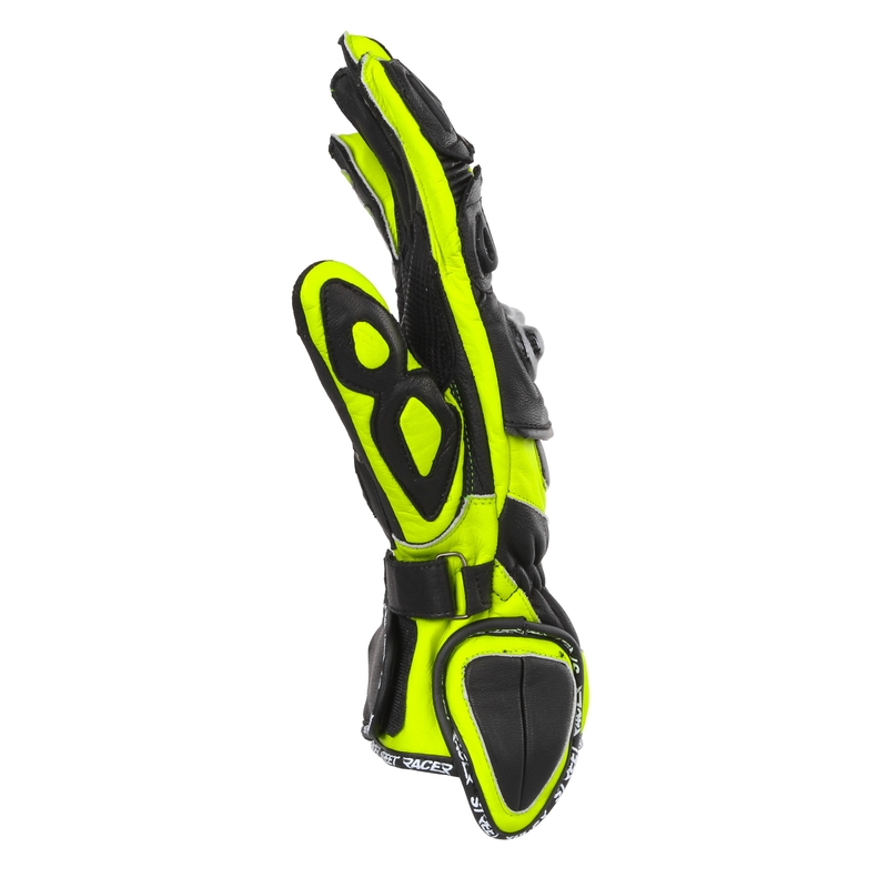 Mootorrattakindad Street Racer Virus 2 must-fluo kollane - kvaliteet II