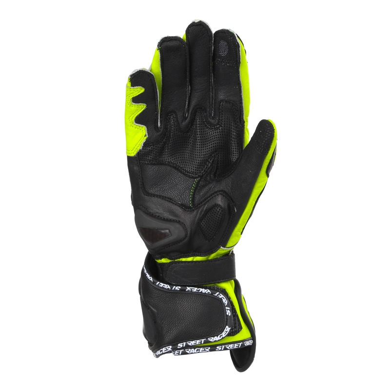 Mootorrattakindad Street Racer Virus 2 must-fluo kollane - kvaliteet II