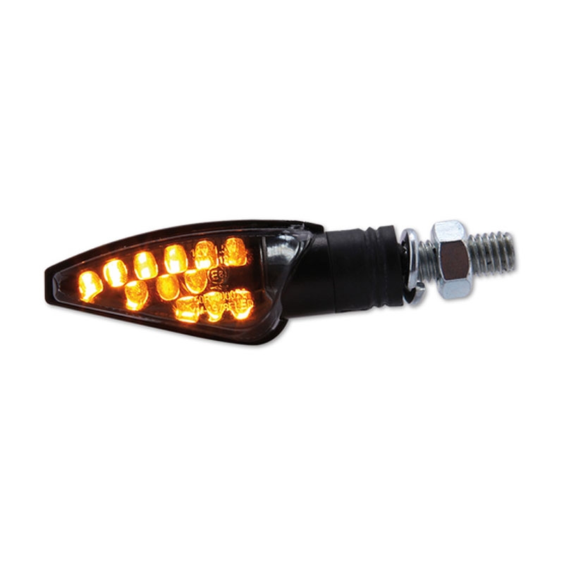 Highsider Smart Toledo mustad LED mootorratta vilkurid