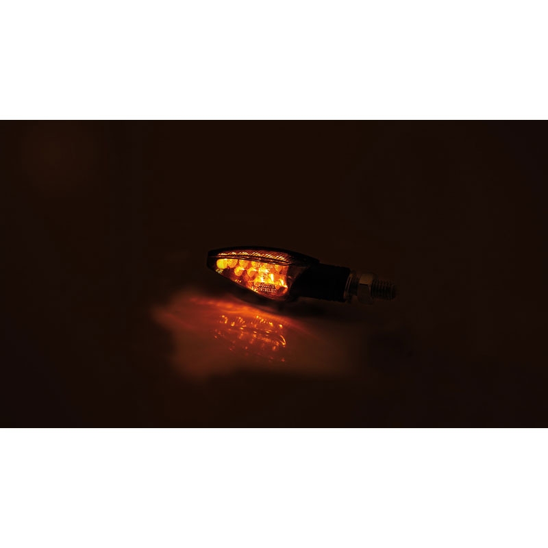 Highsider Smart Toledo mustad LED mootorratta vilkurid