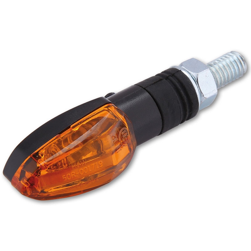 Highsider Smart Lizzard 12V mustad ja oranžid vilkurid mootorratta jaoks