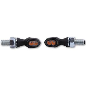 Highsider Smart Crumb LED must ja suitsu mootorratta vilkurid